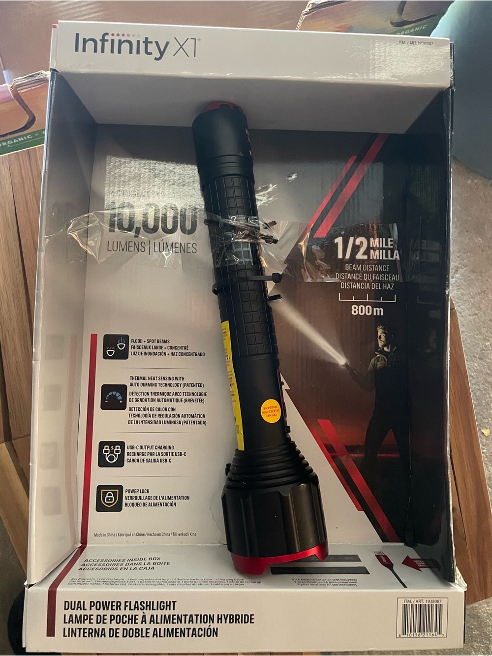Infinity X1 10,000 Lumen Dual Flashlight